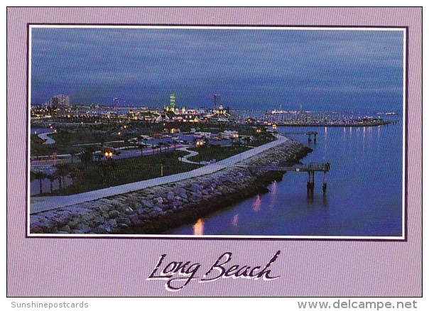 The Queen Of The Beach Cities At Dusk Long Beach California 1996 - Long Beach