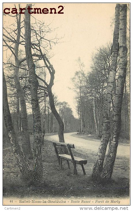 LOT DE 20 CPA : SAINT-NOM-LA-BRETECHE ABREUVOIR PAVILLON DE RETZ  EGLISE ETOILE DES DAMES PLACE ROYALE ROUTE DE JONCS