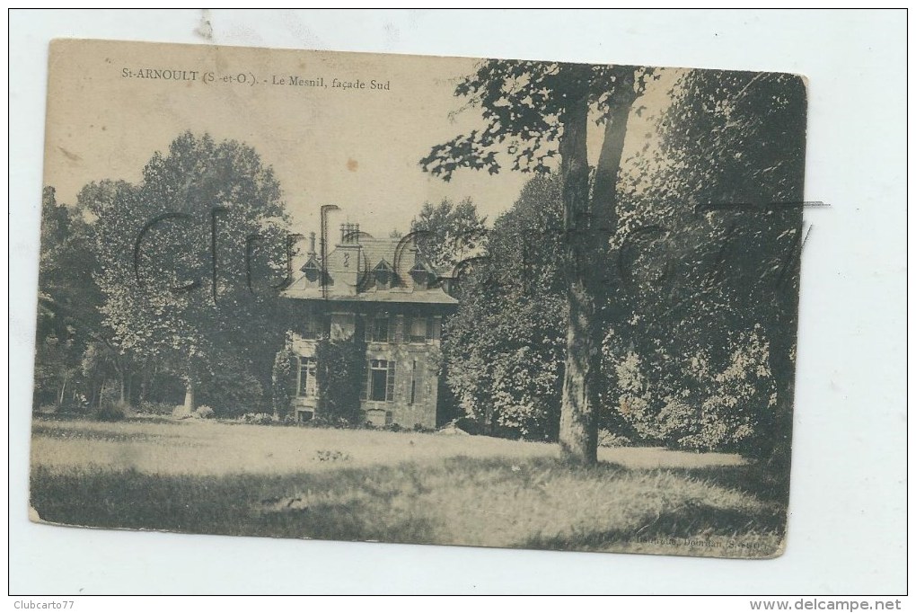 Saint-Arnoult-en-Yvelines (78) : La Façade Sud De La Villa "Le Mesnil" En 1910 PF. - St. Arnoult En Yvelines