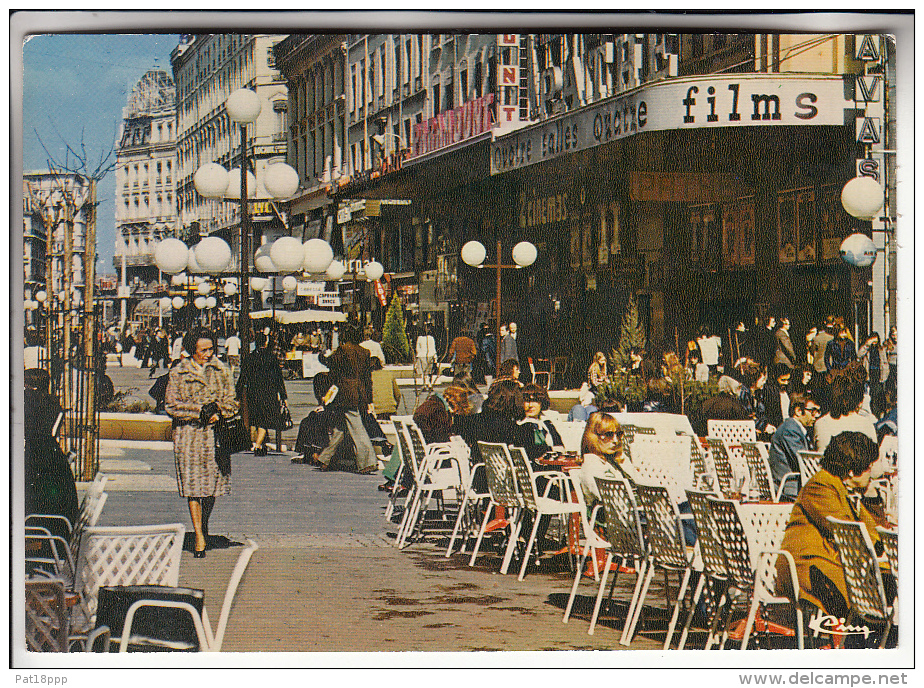 LYON 69001 - Rue De La République , Rue Pietonne Et CINEMA 4 Salles - Bonne Animation - CPSM CPM GF - Rhône - Lyon 1