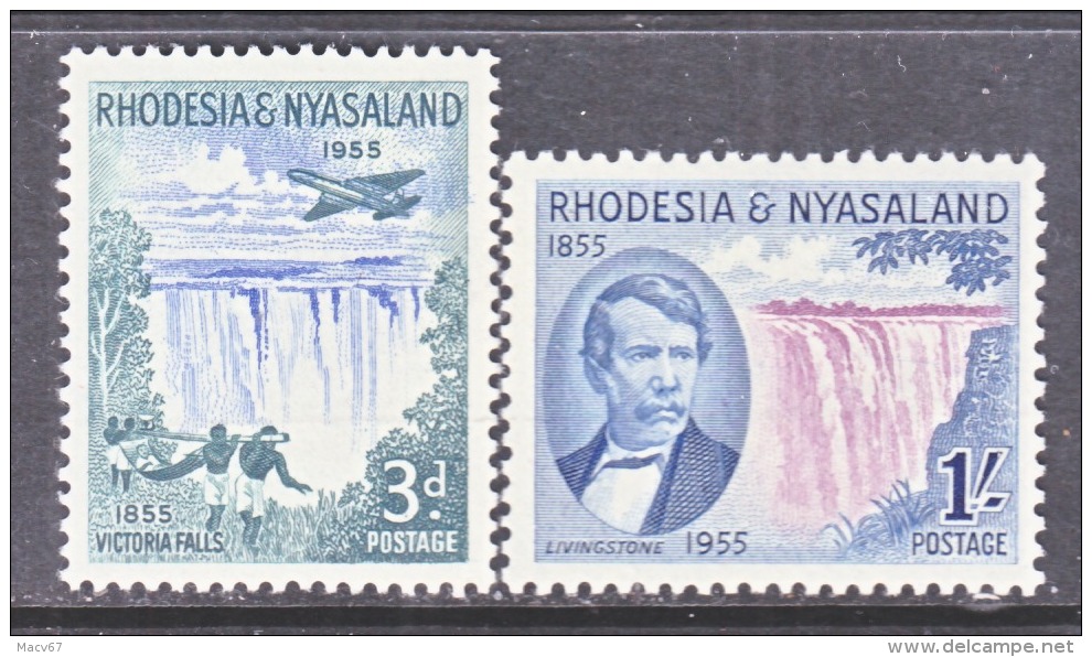 RHODESIA & NYASALAND  156-7  * - Rhodesia & Nyasaland (1954-1963)