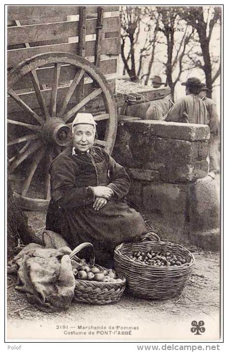 PONT L´ ABBE - Marchande De Pommes (478 ASO) - Pont L'Abbe