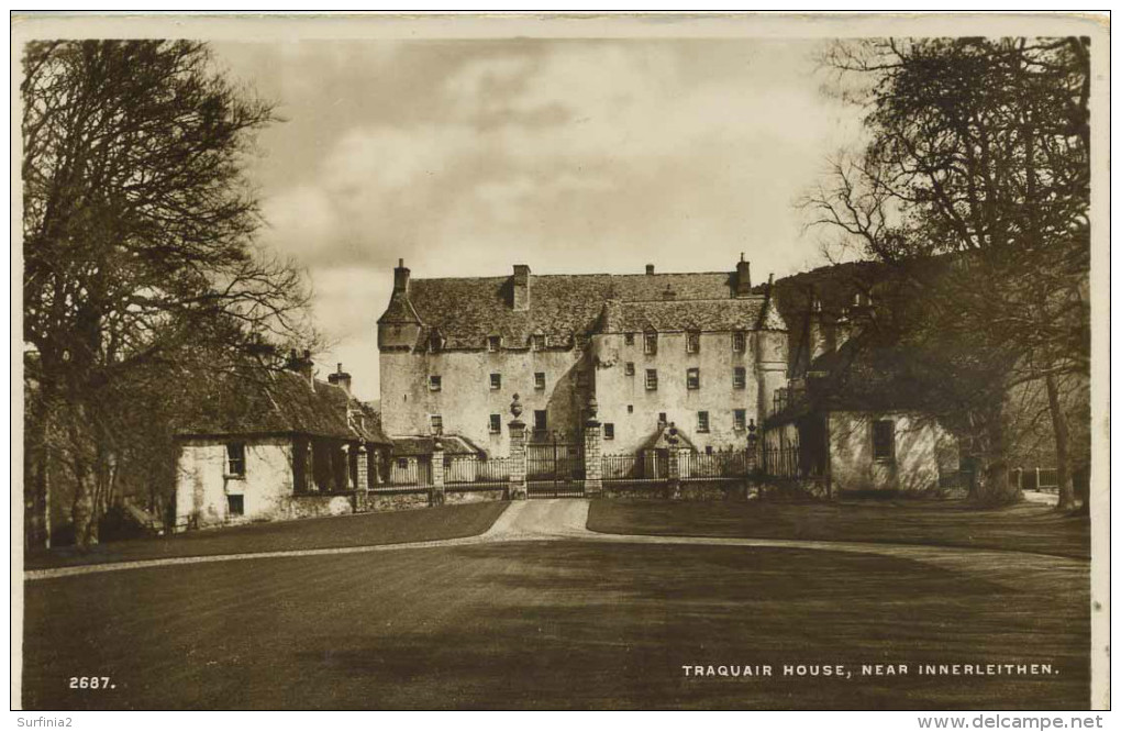 PEEBLES - INNERLEITHEN - TRAQUAIR HOUSE RP Peeb12 - Peeblesshire