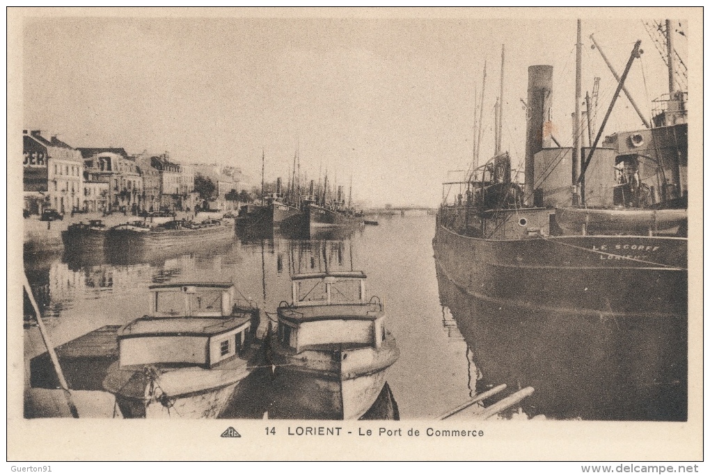 ( CPA 56 )   LORIENT  /  Le Port De Commerce  -  H C - - Lorient