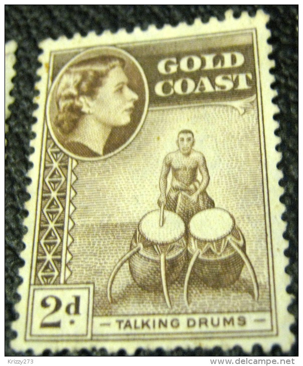 Gold Coast 1952 Talking Drums 2d - Mh - Costa De Oro (...-1957)