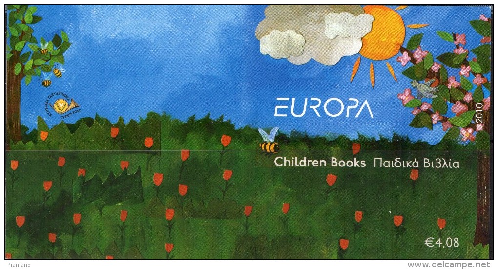 PIA -  CIPRO - 2010 : Europa  Carnet  (Yv  114-95 X 4) - 2010