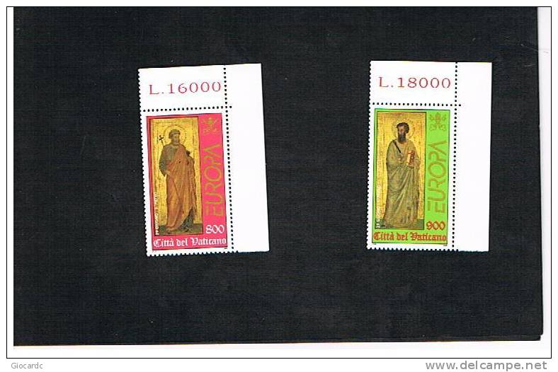 VATICANO - UNIF.1108.1109  -  1998  EUROPA: FESTIVAL E FESTIVITA' NAZIONALI    - NUOVI (MINT) ** - Nuevos