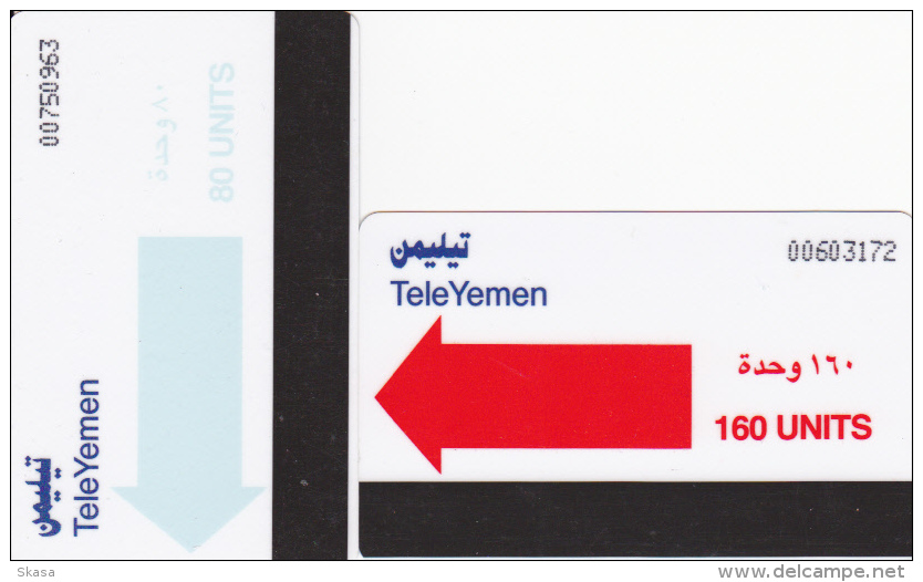 Yemen 2 Cartes Monuments - Jemen