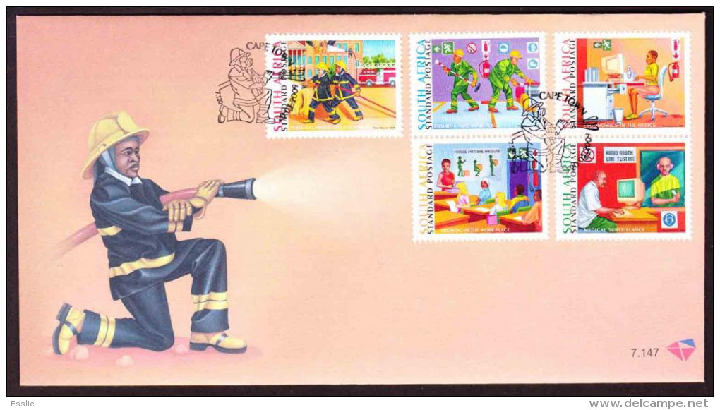 South Africa - FDC - 2009 - Occupational Health - Unused Stamps