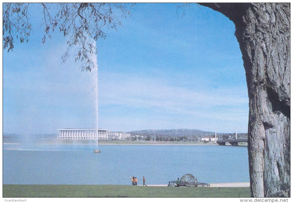 Water Jet On Lake Burley Griffin, Canberra - C1.6.76 Prepaid PC Unused - Canberra (ACT)