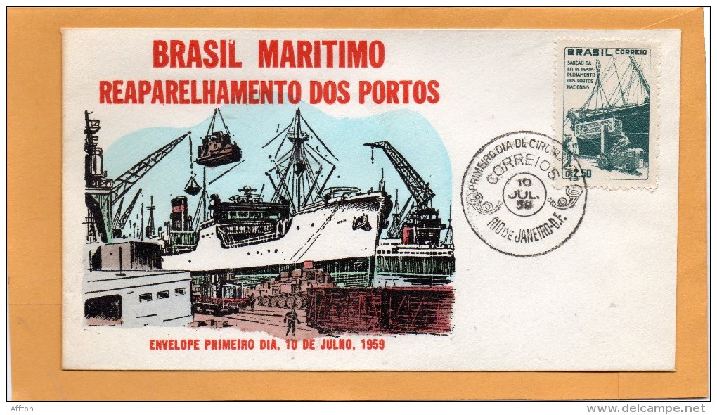Brazil 1959 FDC - FDC