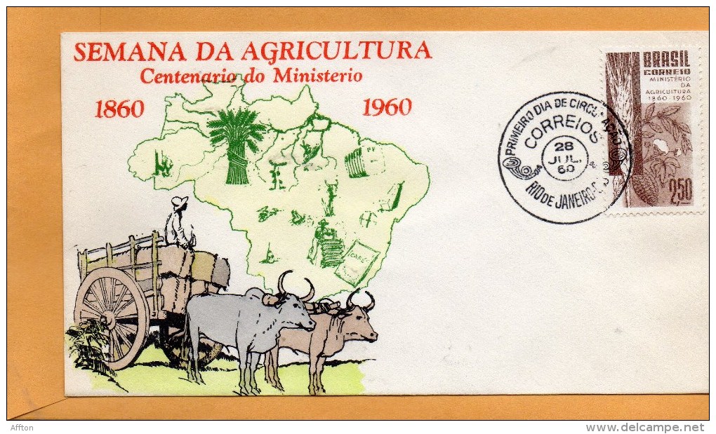 Brazil 1960 FDC - FDC