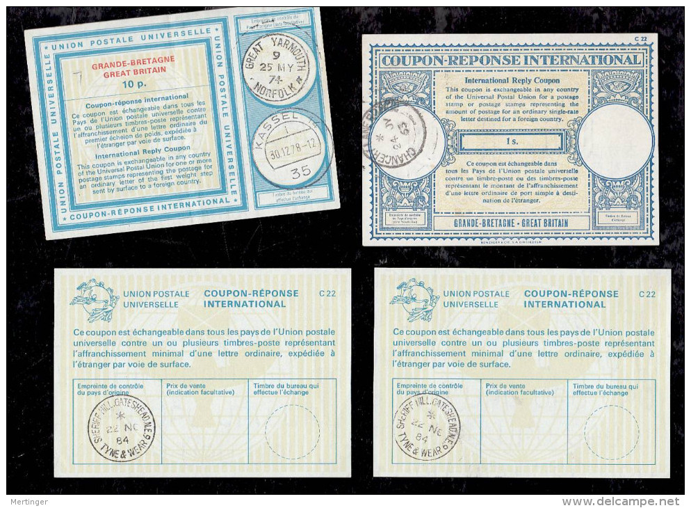 Great Britain 6 IRC IAS 1963-84 Reply Coupon - Verzamelingen