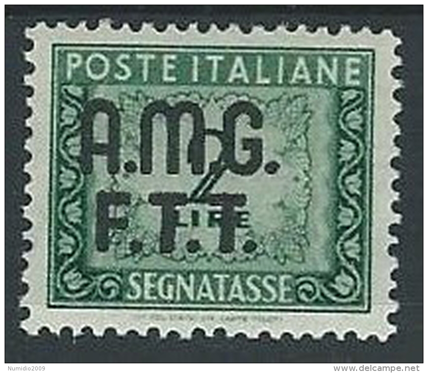 1947-49 TRIESTE A SEGNATASSE 2 LIRE MH * - ED084-2 - Taxe