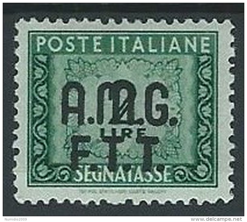 1947-49 TRIESTE A SEGNATASSE 2 LIRE MH * - ED085 - Taxe