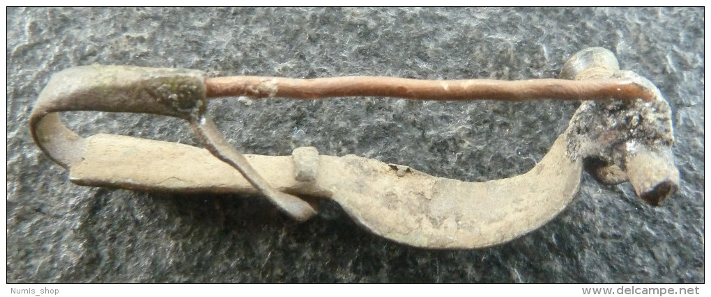 #NSA1 - Römische Bügelfibel - Roman Fibula - Kinder Fibula - Bronzes