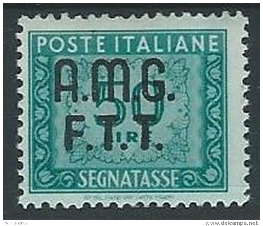 1947-49 TRIESTE A SEGNATASSE 50 LIRE MH * - ED087-5 - Postage Due