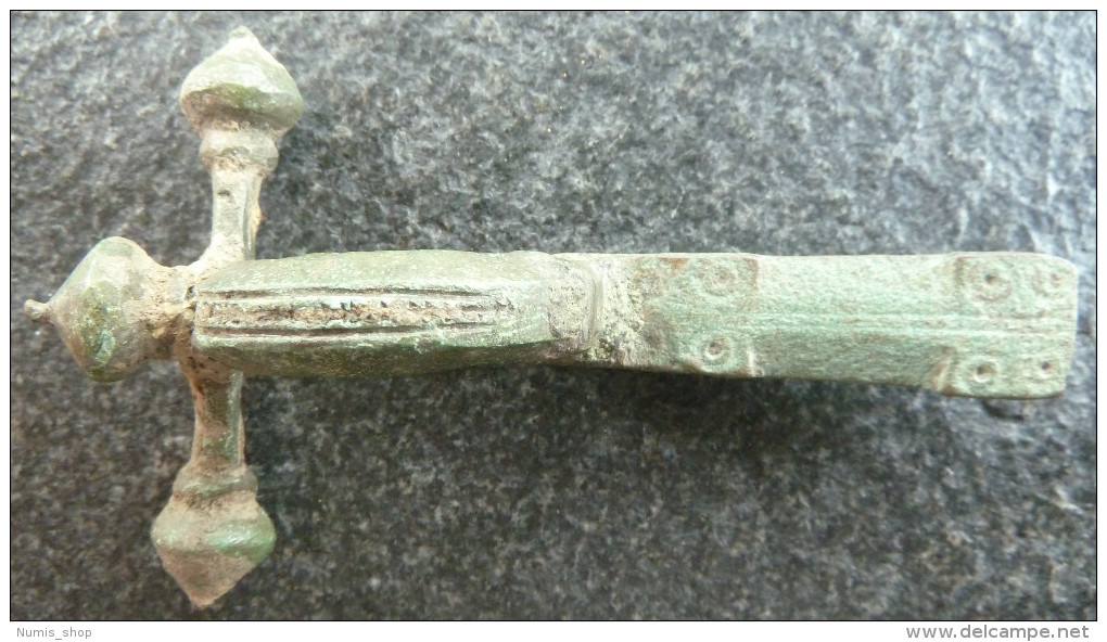 #NSA7 - Römische Bügelfibel - Roman Fibula - Legionärs Fibula!! - Bronzes