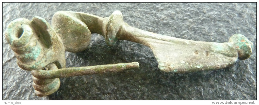 #NSA9 - Römische Bügelfibel - Roman Fibula -Fibula - Form!! - Bronzes