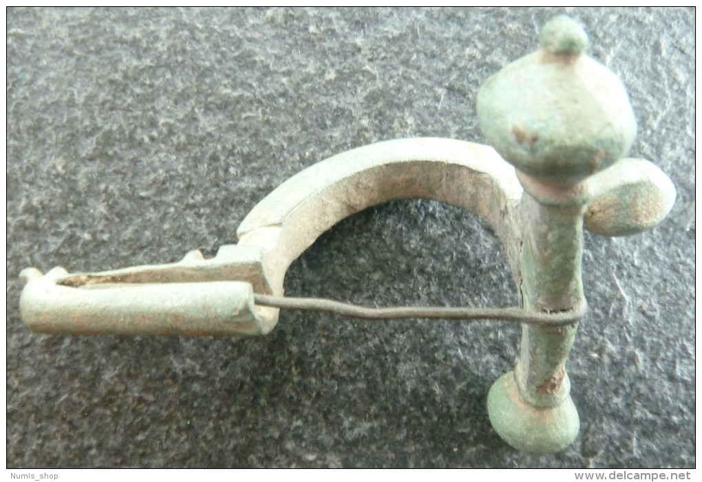 #NSA14 - Römische Bügelfibel - Roman Fibula - Legionärs Fibula!! - Bronzi