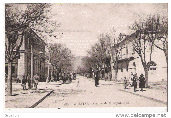 BATNA 3 AVENUE DE LA REPUBLIQUE (ANIMATION) - Batna