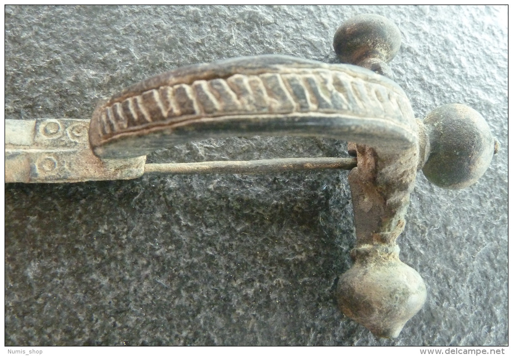 #NSA15 - Römische Bügelfibel - Roman Fibula - Legionärs Fibula!! Intakt!