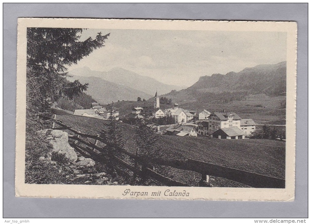 GR Parpan Mit Calanda Foto Rathe-Fellemann AK Nach St. Gallen - Parpan