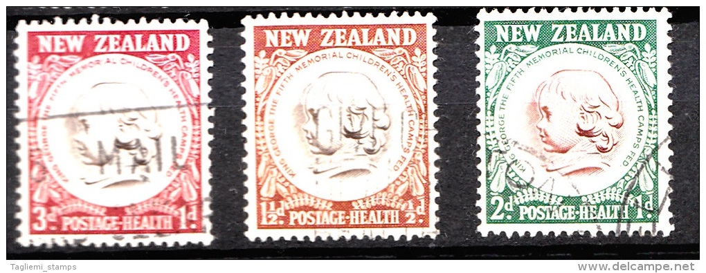 New Zealand, 1955, Health, SG 742 - 744, Used - Used Stamps