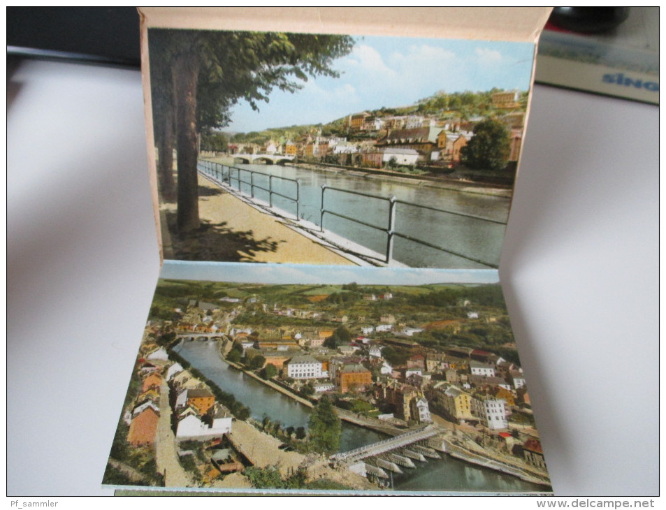 AK / Leporello Souvenir De Bouillon. La Ville Et Son Chateau. 10 Cartes En Couleurs De Luxe. Photo Lander Eupen. - Bouillon