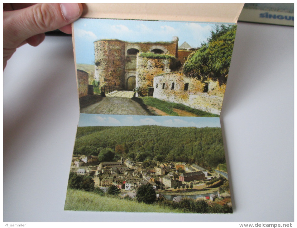 AK / Leporello Souvenir De Bouillon. La Ville Et Son Chateau. 10 Cartes En Couleurs De Luxe. Photo Lander Eupen. - Bouillon