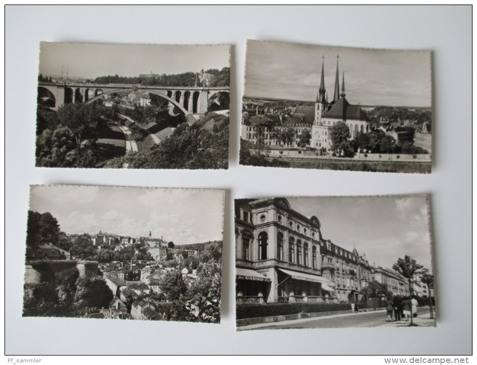 AK / Fotokarten Kleines Format / Leporello. Luxembourg. Serie No. 3 - Messageries Paul Kraus, Luxembourg. 10 Fotokarten - Luxemburg - Stad