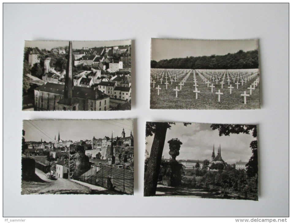 AK / Fotokarten Kleines Format / Leporello. Luxembourg. Serie No. 3 - Messageries Paul Kraus, Luxembourg. 10 Fotokarten - Luxemburg - Stad