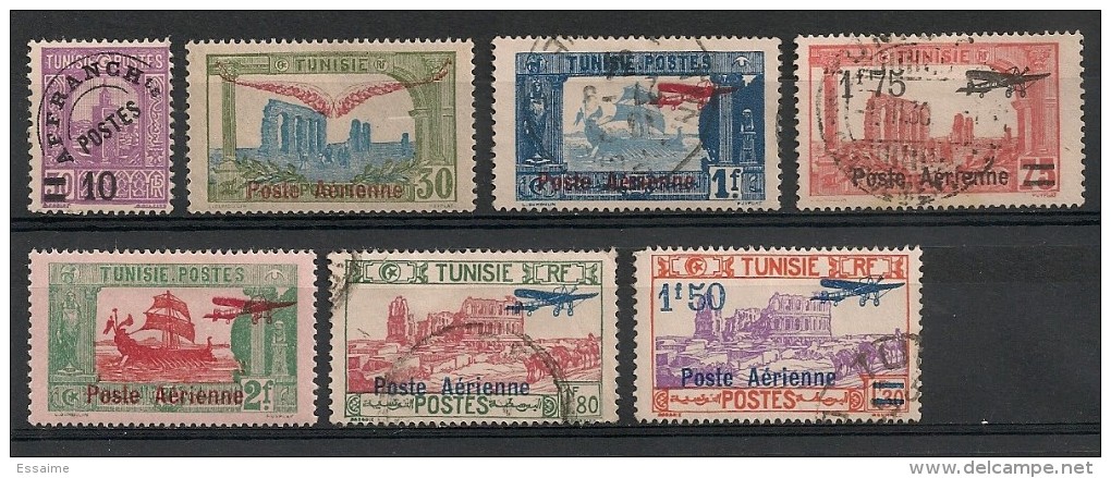 Tunisie. Préoblitérés 1926, Poste Aérienne 1920-1930.  Entre N° 2 Et 10. Oblit. Et Neuf * - Luchtpost