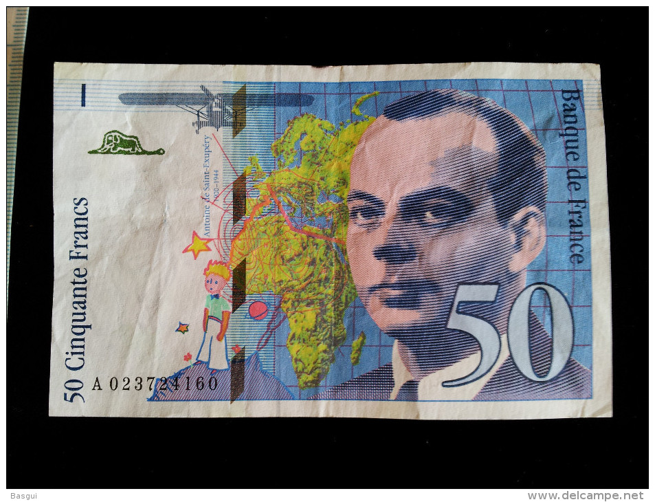 Billet 50 Francs "St Exupery"  -1994 .A023 - 50 F 1992-1999 ''St Exupéry''
