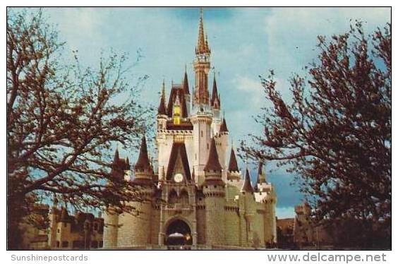 Florida Orlando Cinderella Castle Fantasyland Walt Disney World Disenyana - Orlando