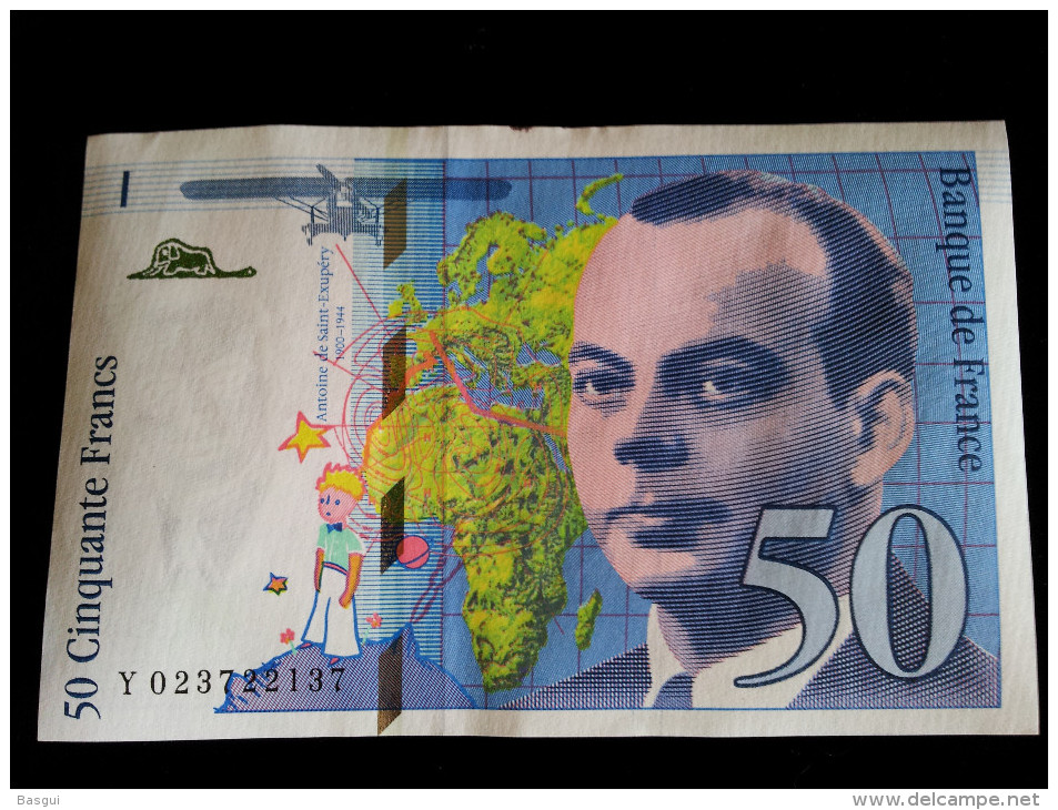 Billet 50 Francs "St Exupery"  -1994 .Y.023 - 50 F 1992-1999 ''St Exupéry''