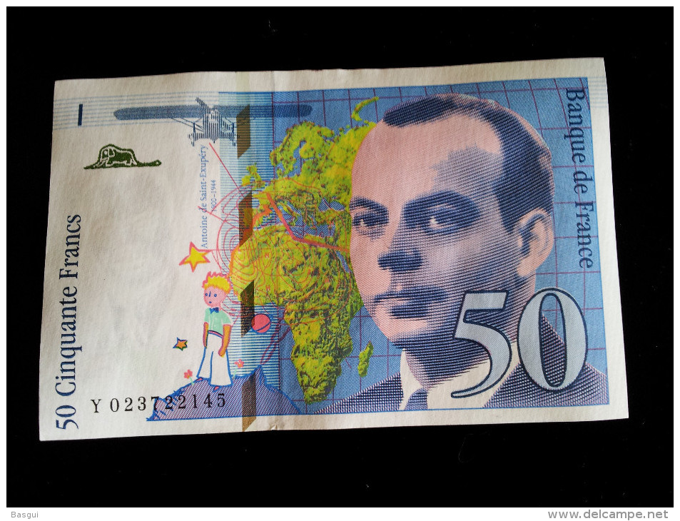 Billet 50 Francs "St Exupery"  -1994 .Y.023 - 50 F 1992-1999 ''St Exupéry''