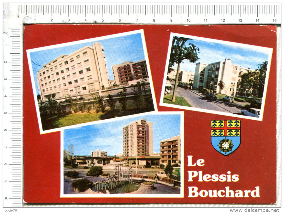 LE PLESSIS  BOUCHARD  -  3 Vues  :  La Clinique  St Nicolas - Les Grands Arbres -  Les Hauts De St  Nicolas - Le Plessis Bouchard