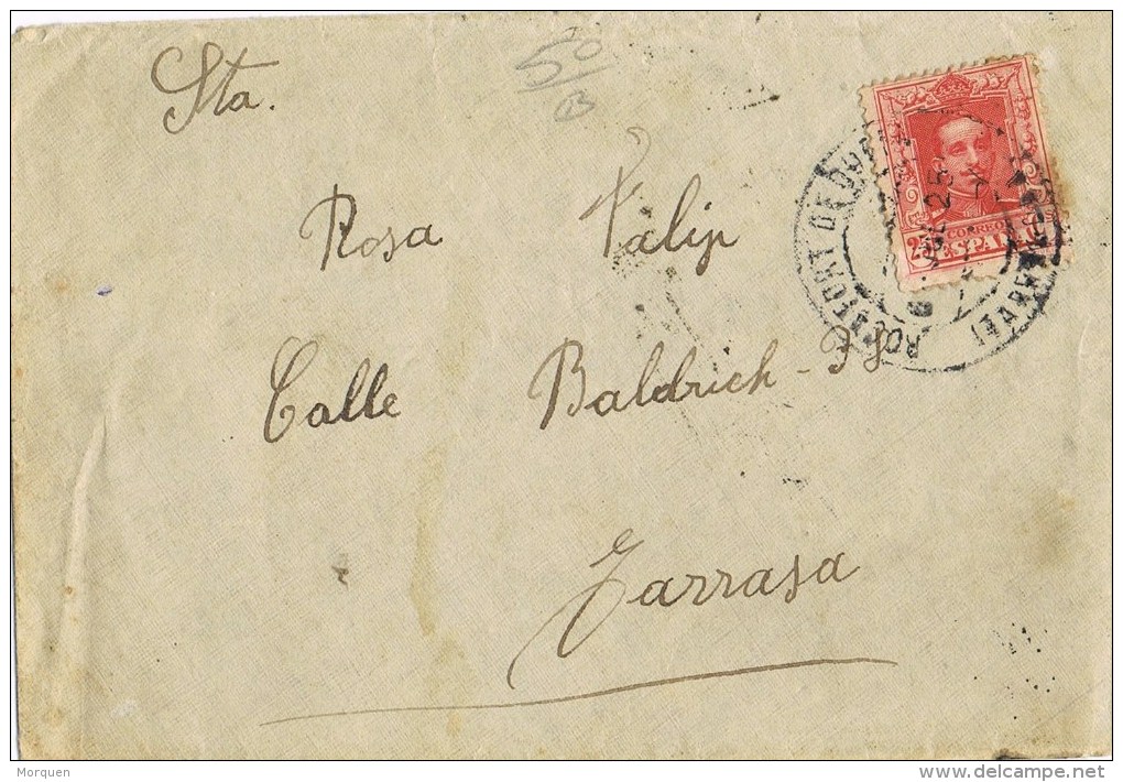 8119. Carta ROCAFORT De QUERALT (tarragona) 1925 - Cartas & Documentos