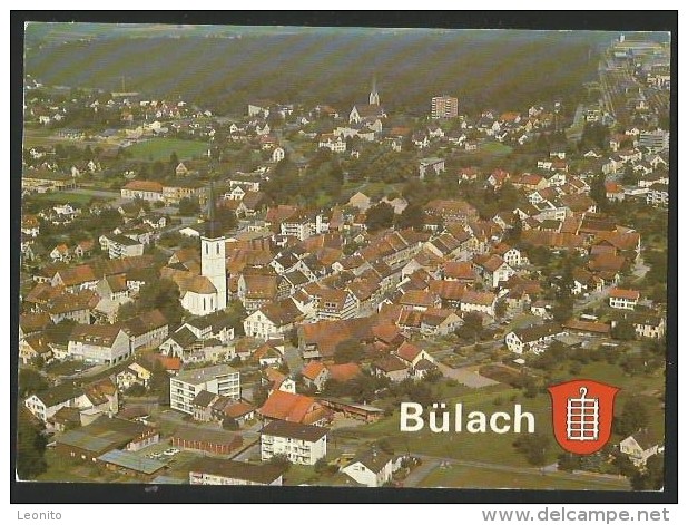 BÜLACH Flugaufnahme Karte M Tag Der Pensionierten Migros 1976 - Bülach