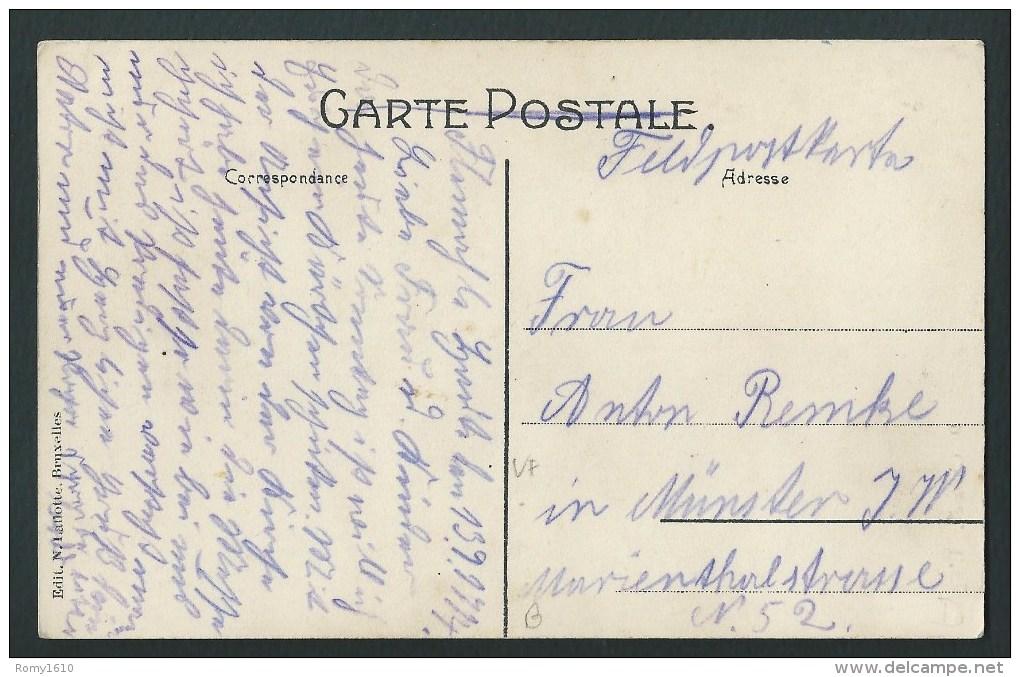 Chokier.  Chockier. (Flemalle)  L'Eglise. Animée. Feldpost 1914. Edition Laflotte. Scan Recto/verso. - Flémalle