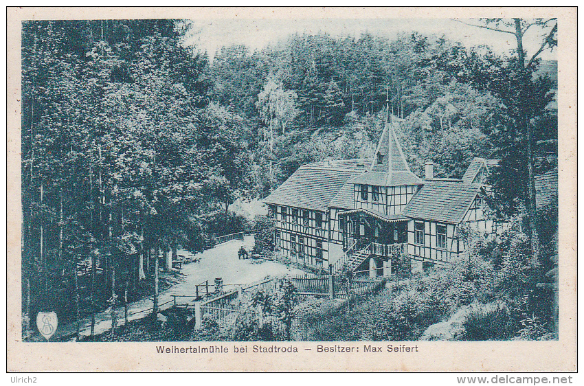 AK Weihertalmühle Bei Stadtroda - 1928 (3642) - Stadtroda