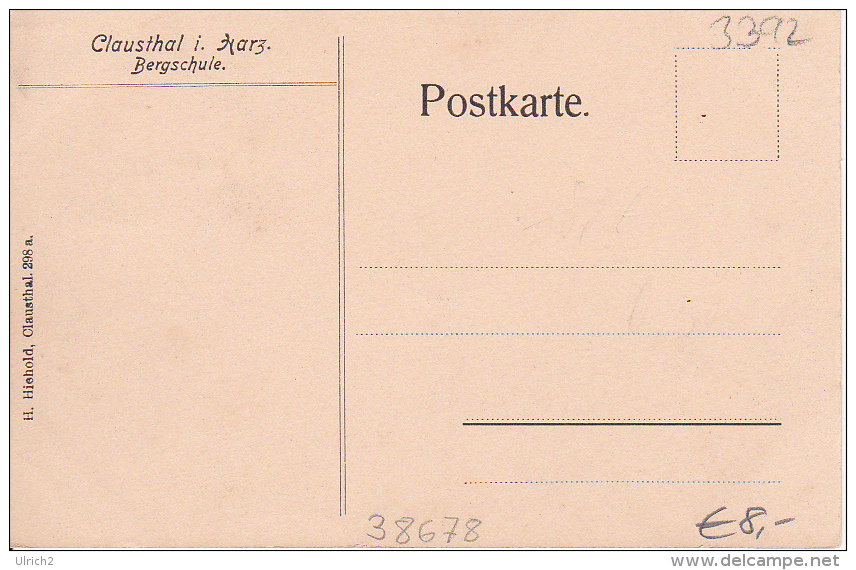 AK Clausthal I. Harz - Bergschule (3644) - Clausthal-Zellerfeld