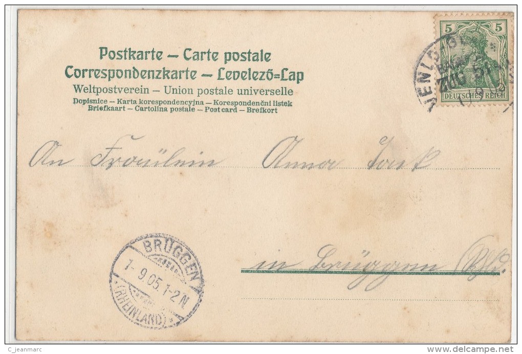 ALLEMAGNE  MONCHENGLADBACH PARTIE AM SPEICK VOYAGEE 1905 ETAT VOIR 2 SCANS - Mönchengladbach