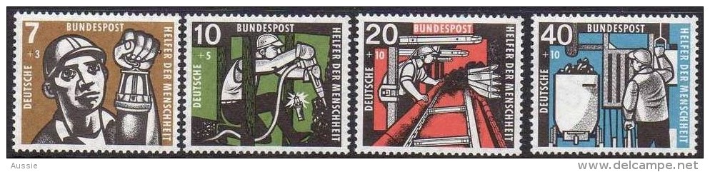 Allemagne Féderale Bund Duitsland 1957 Yvertn° 142-45 *** MNH Cote 30 Euro - Neufs