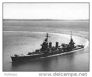 010308 SC U 432 MILITARY WAR SHIPS WW 2 WW II USS NEW ORLEANS // PARCEL POST (HEAVY CRUISER CA-32), 1934-1959 - 1901-20