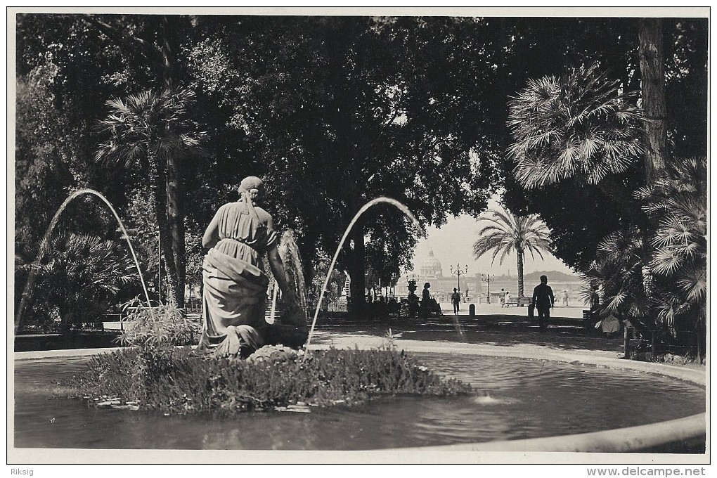 Roma - Pincio  -  Fontana Del Mosè     S-1124 - Parcs & Jardins