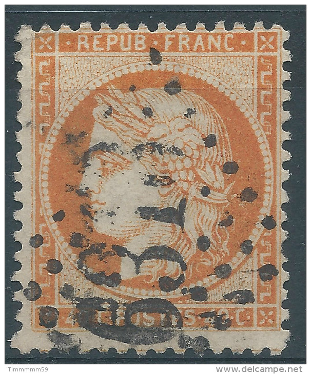 Lot N°25290    Variété/n°38, Oblit GC 6316 LYON- LES-TERREAUX(68), Filet OUEST - 1870 Siege Of Paris