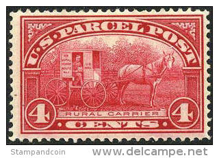 US Q4 Mint Hinged 4c Parcel Post Of 1913 - Pacchi