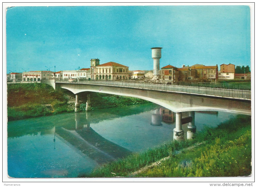 Castelguglielmo - Ponte Sul Canal Bianco E Panorama - H1800 - Rovigo